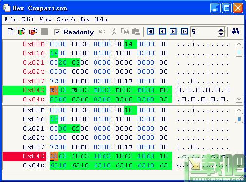 Hex Comparison,文件对比,二进制工具
